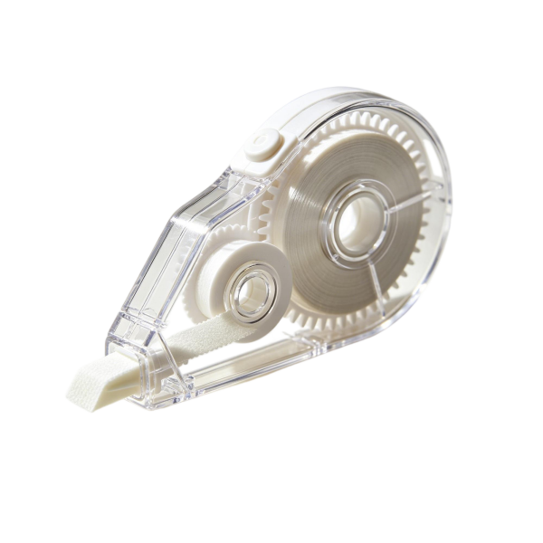 Visible Gear Correction Tape with Extended Tape, Retractable White Out Tape for Daily Use