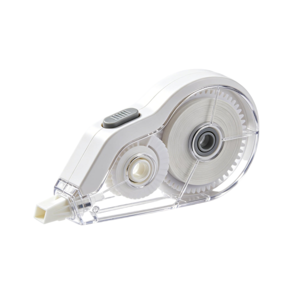Sleek White & Clear Correction Tape – Smooth Glide Error Corrector