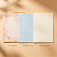 3-in-1 Writing Paper Set, Floral/Geometric/Minimalist Blank Stationery for All Occasions