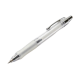 Transparent Erasable Gel Pen with Silver Accents