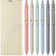Macaron Color Retractable Erasable Gel Pens, 6 Pcs 0.8mm Fine Point Smooth Writing Erasable Pens for Students Office